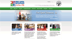 Desktop Screenshot of firstcapitalenterprises.com